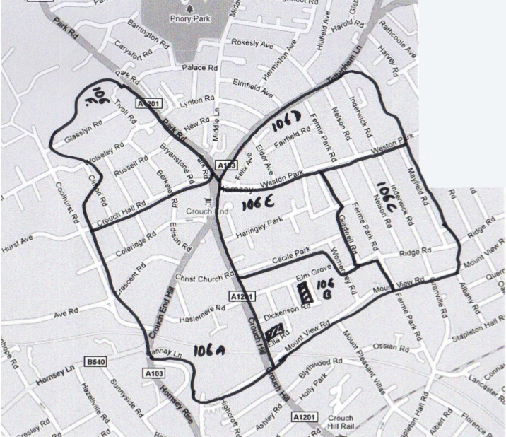 Our GPS leaflet distribution map