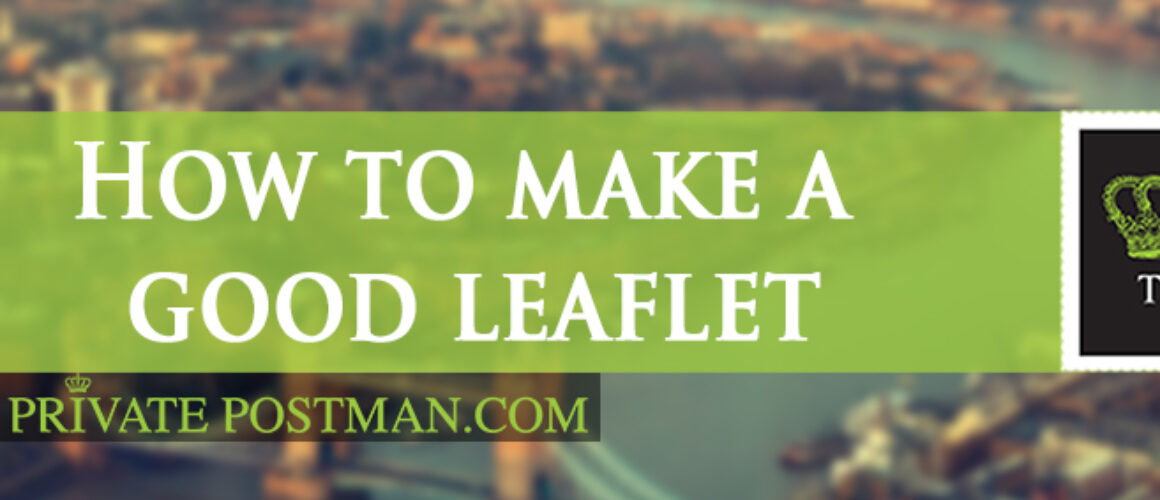 How to make a good Leaflet