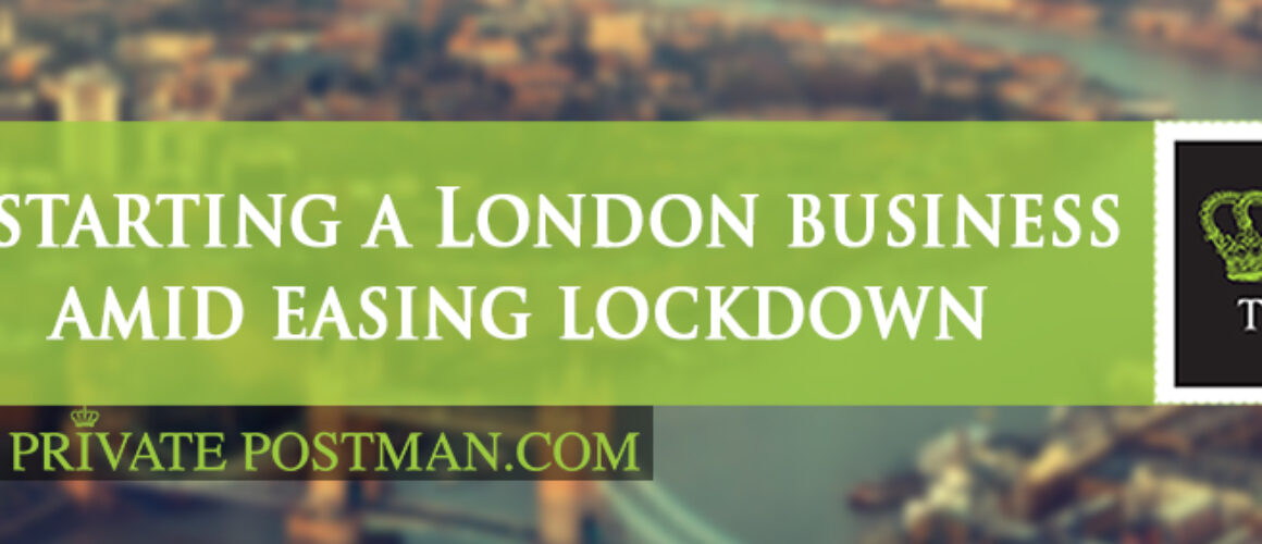 Restarting a London business amid easing lockdown