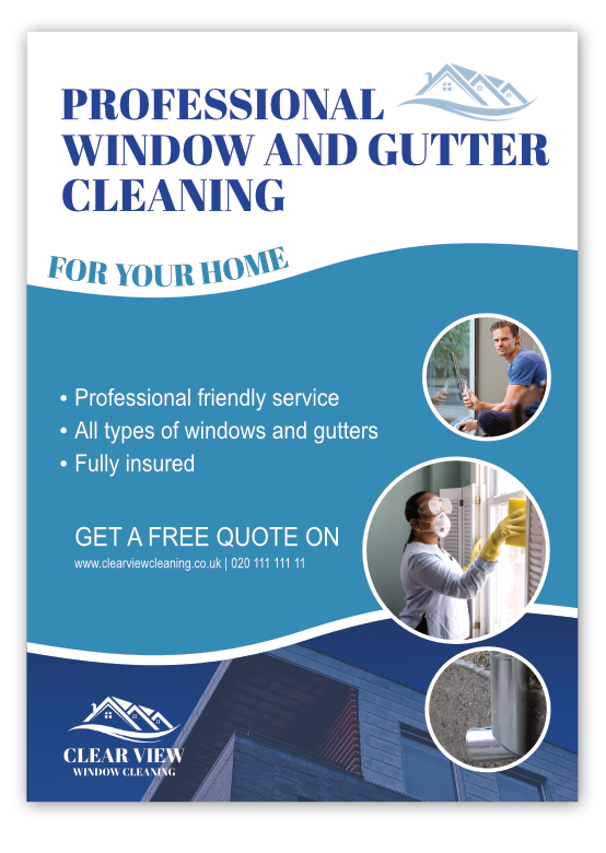 Window cleaning leaflets